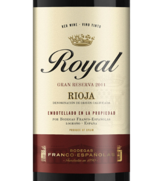 (image for) Bodegas Franco-Espanolas "ROYAL" Rioja Gran Reserva 2012 [WE 93]